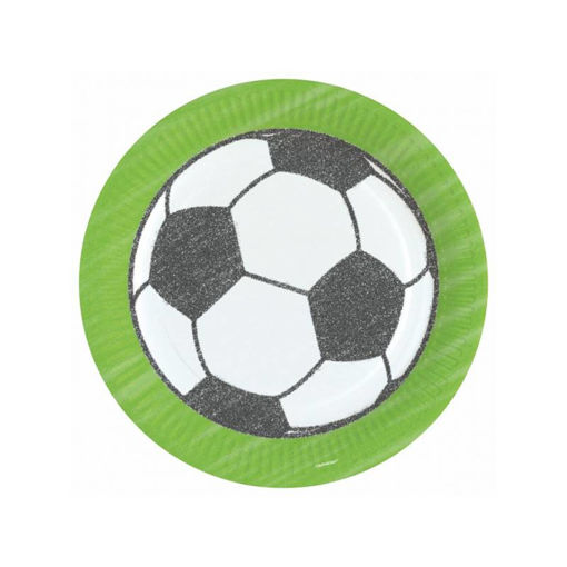 Picture of FOOTBALL PARTY PAPER PLATES